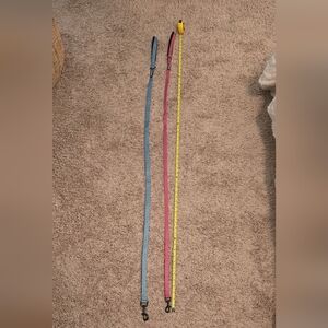 2 Voyager Dog Leashes - Pink And Blue (1206)